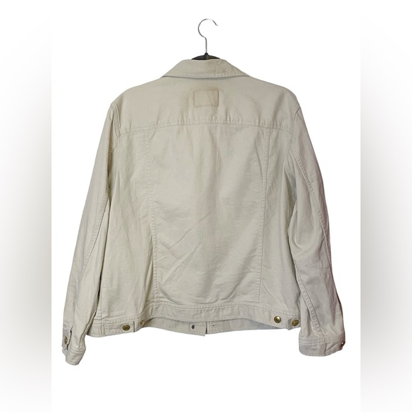 Ralph Lauren Cream Jean Jacket - Picture 2 of 3